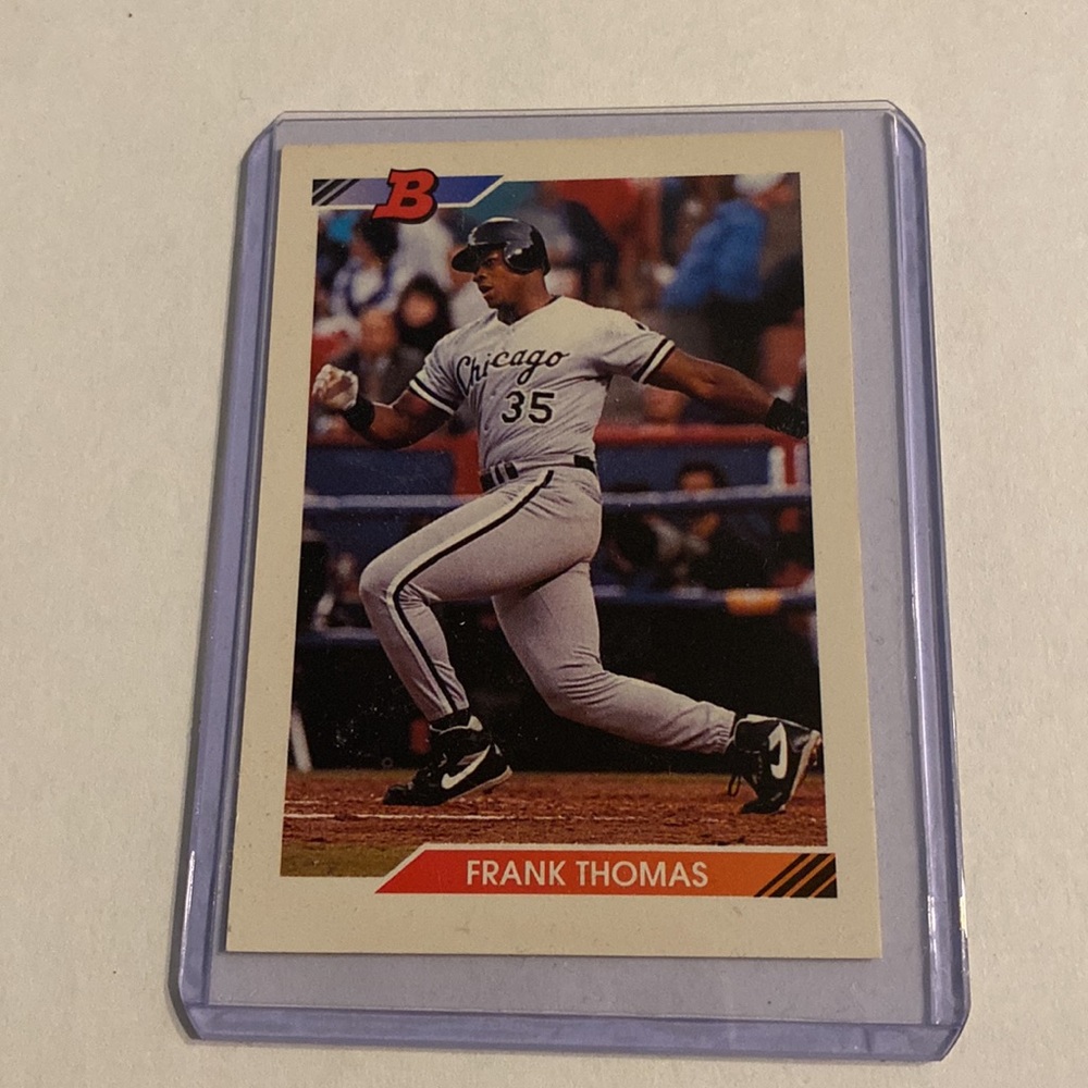 Frank Thomas HOF 1992 Bowman Topps Chicago White Sox Vintage Collectible